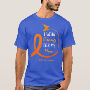 Camiseta Mulheres Homens Crianças Eu Visto Laranja Para Min