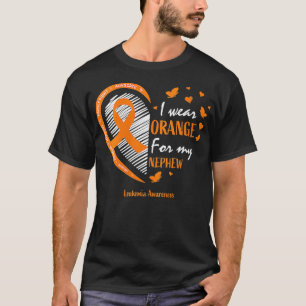 Camiseta Mulheres Homens Eu Visto Laranja Para O Meu Sobrin