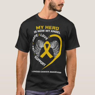 Camiseta Mulheres Homens Meu Herói Agora É Meu Cancer Da In