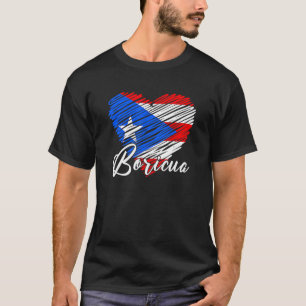 Camiseta Mulheres Homens Porto-Riquenhos Hispânicos Herança