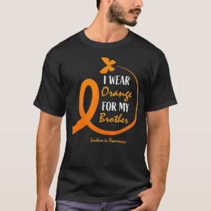 Camiseta Mulheres Homens Que Visto Laranja Para Meu Irmão L