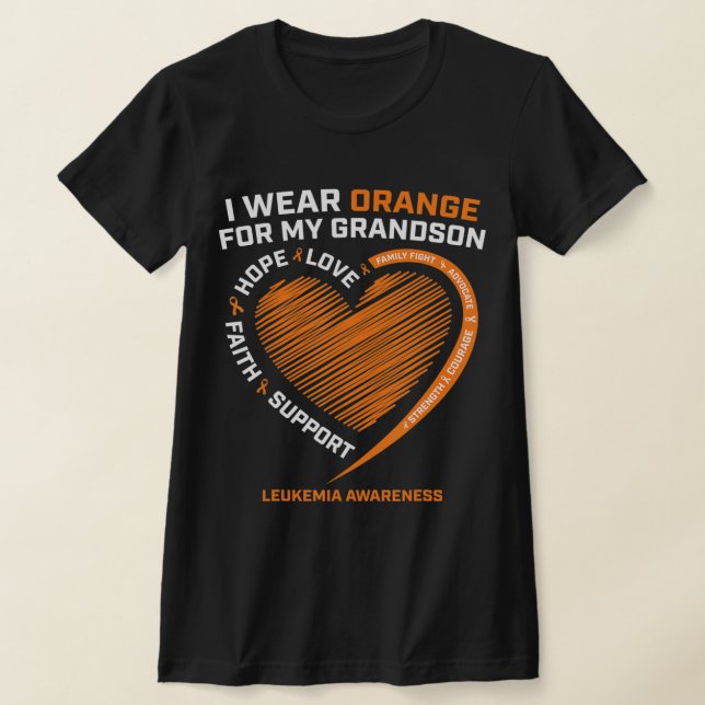 Camiseta Mulheres Homens Que Visto Laranja Para O Meu Avô L (Postura )