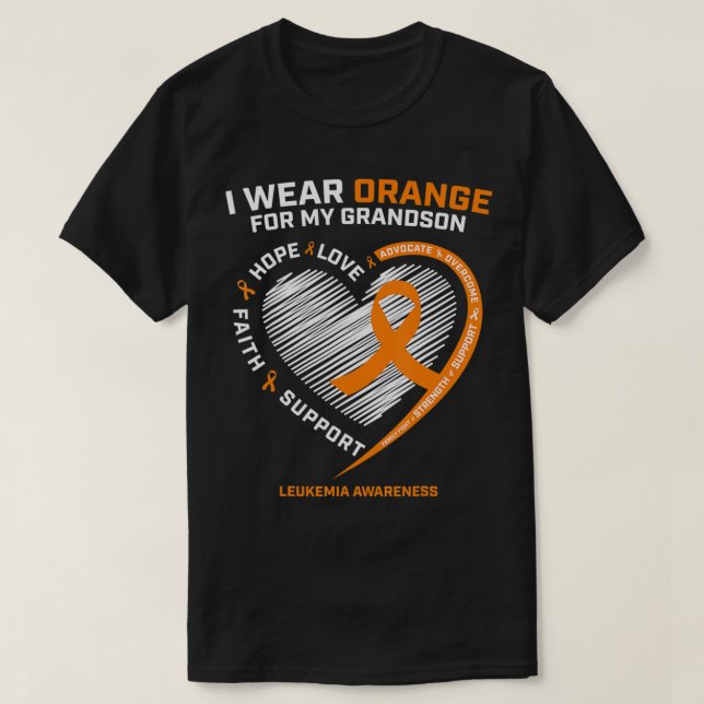 Camiseta Mulheres Homens Que Visto Laranja Para O Meu Avô L (Frente do Design)