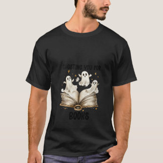 Camiseta Mulheres Hospedando Seu Livro Ghost Bookish Spooki