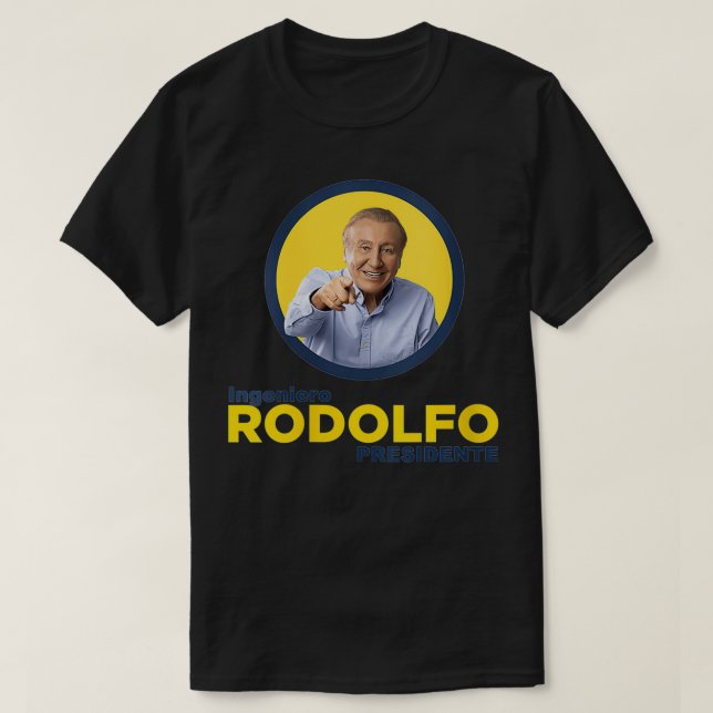 Camiseta Mulheres Ingeniero Rodolfo Presidente 2022 VNeck (Frente do Design)