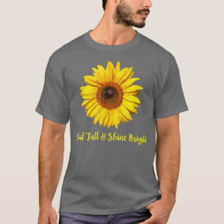 Camiseta Mulheres Inspiradoras Citação de Girassol