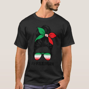 Camiseta Mulheres Irã Livre Vida Liberdade Coque Desarrumad