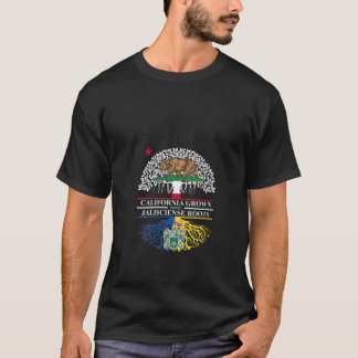 Camiseta Mulheres Jalisco México Califórnia Cresceu com Jal
