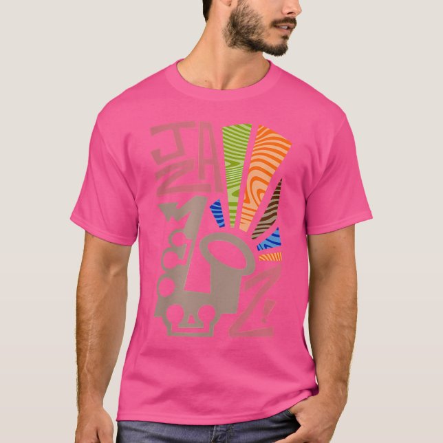 Camiseta Mulheres Jazz Saxofone (Frente)