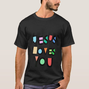 Camiseta Mulheres Jesus Te Ama Forte Acredita Que As Mulher