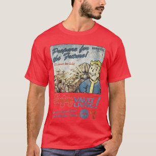 Camiseta Mulheres Jogo de Vídeo Fallout Desfrutar Vault Viv