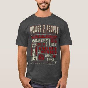 Camiseta Mulheres John Lennon Revolution VNeck vintage famí