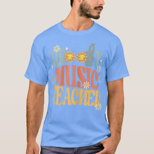 Camiseta Mulheres Jovens Professores De Música Em Groovy Re
