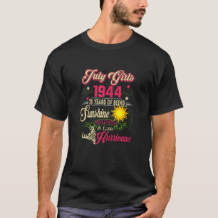 Camiseta Mulheres Julhas Meninas 1944 Aniversário De 78 Ano