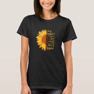 Camiseta Mulheres Julhas Meninas 1991 Aniversário De 31 Ano