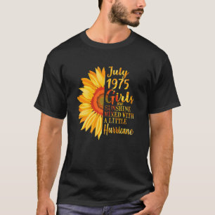 Camiseta Mulheres Julho Meninas 1975 47º Aniversário 47 Ano