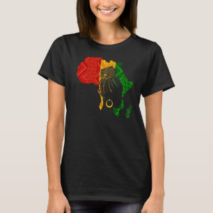 Camiseta Mulheres Junta Melanin Black Cute Afro Kente Af