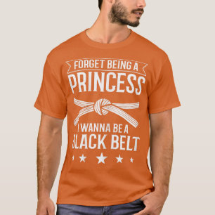 Camiseta Mulheres Karate Fighter Black Belt Formação B