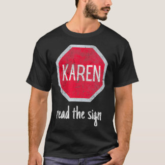 Camiseta Mulheres Karen Meme Rela Param e Leem a Tendência 