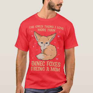 Camiseta Mulheres Kawaii Fennec Fox Design para uma Fox Fen