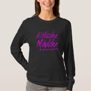 Camiseta Mulheres Klsche Mdche Cologne Girl Kln Para Colôni