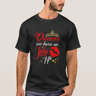 Camiseta Mulheres Lábios Vermelhos Filas estão Nasceres n