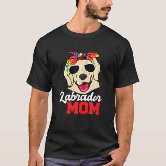 Camiseta Mulheres Labrador Mãe Proprietária De Animais De C