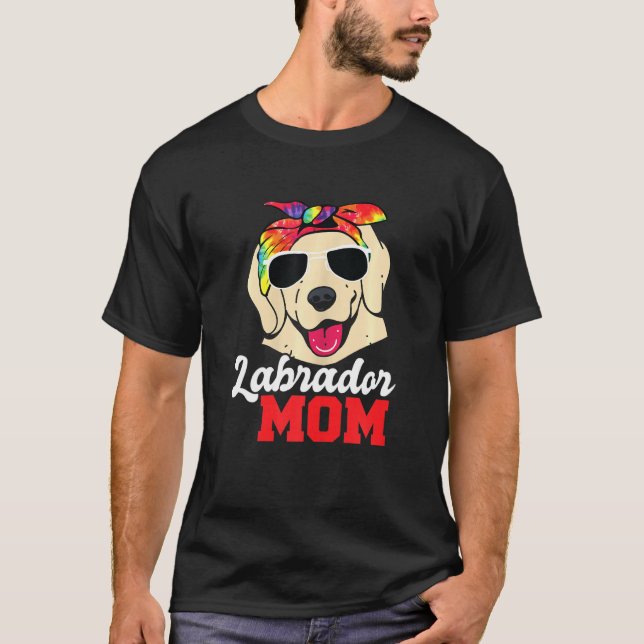 Camiseta Mulheres Labrador Mãe Proprietária De Animais De C (Frente)