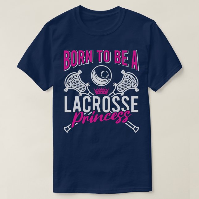 Camiseta Mulheres lacrosse Lax Club Equipe Jogadora treinad (Frente do Design)