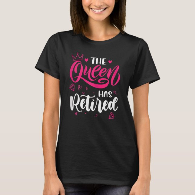 Camiseta Mulheres Legal aposentadoria para mulheres retiree (Frente)