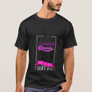 Camiseta Mulheres Legal Camper Queen Classy Sassy Smart Ass