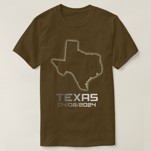 Camiseta Mulheres Legal exas América Astronomia total Solar (Frente do Design)