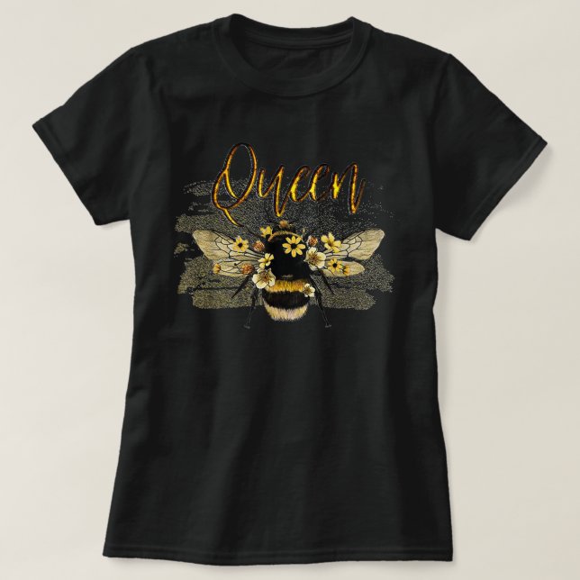 Camiseta Mulheres Legal Rainhas Abelhas com Meninas da Coro (Frente do Design)