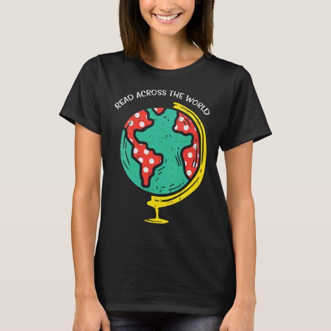 Camiseta Mulheres Lem Pelo Bookworm Do Mundo (Frente)