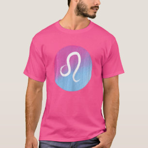 Camiseta Mulheres Leo Lion Zodiac Julho Aniversário Volta
