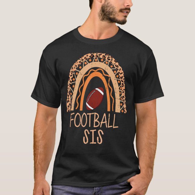 Camiseta Mulheres Leopard Rainbow Futebol Sis (Frente)