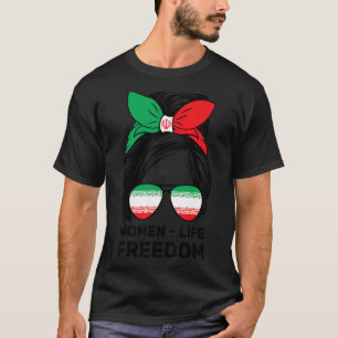 Camiseta Mulheres Liberdade Liberdade Irã Mensagem Irmão Ir