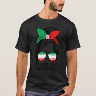 Camiseta Mulheres Liberdade Liberdade Irã Mensagem Irmão Ir
