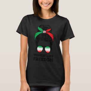 Camiseta Mulheres Liberdade Liberdade Irã Mensagem Irmão Ir