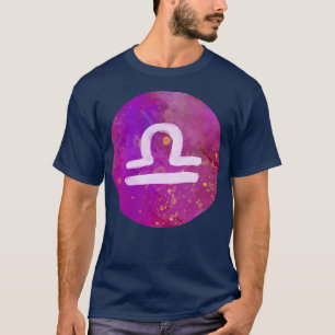 Camiseta Mulheres Libra Zodiac Horoscópio Astrologia Premiu