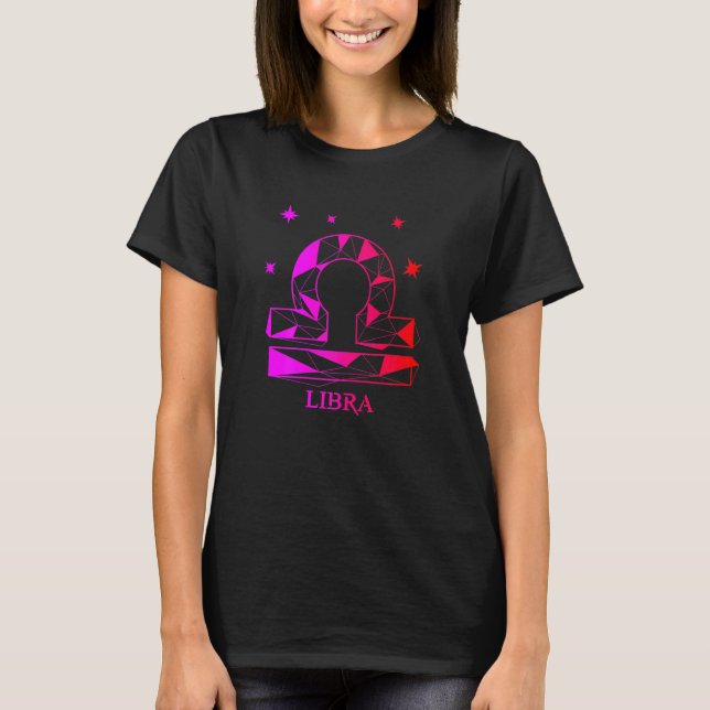 Camiseta Mulheres Libra Zodiac Para Pessoas Que Adoram Astr (Frente)