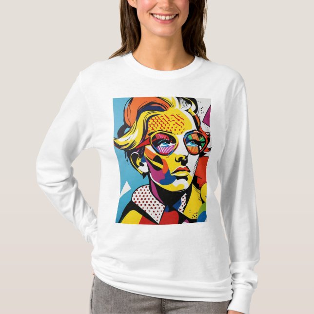 Camiseta Mulheres lindas artes bonitas (Frente)