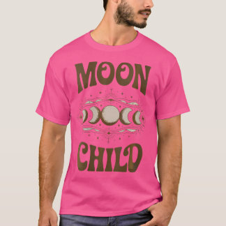 Camiseta Mulheres Lua Criança Lua Astronomia Estrelas