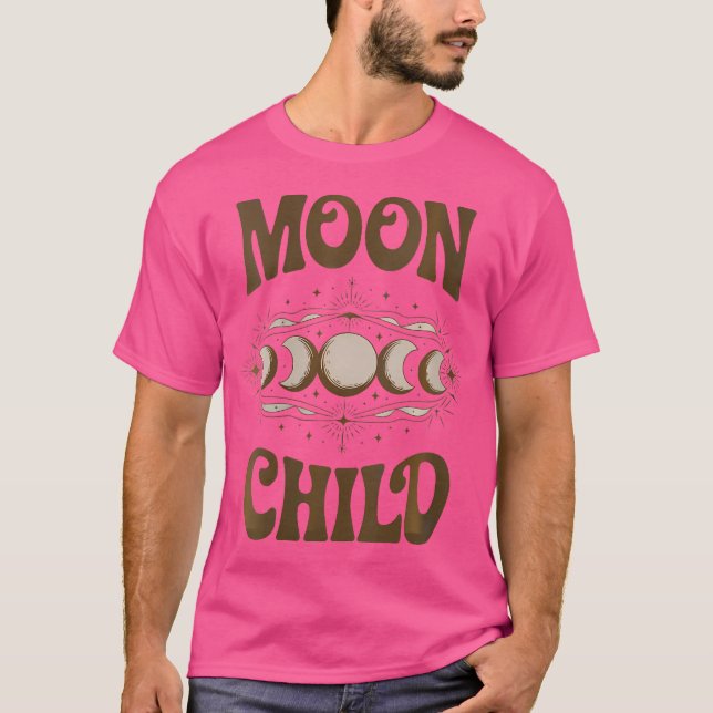 Camiseta Mulheres Lua Criança Lua Astronomia Estrelas (Frente)