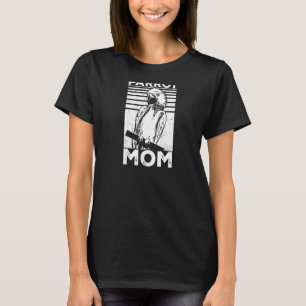 Camiseta Mulheres Macaw Papagaio-Papagaio Mamãe Parakeet