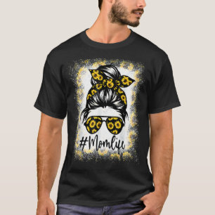 Camiseta Mulheres Mãe A Vida Sangrou A Mãe A Vida Girassol