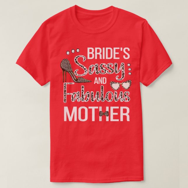 Camiseta Mulheres Mãe Atrevida Da Noiva Chuva De Presentes  (Frente do Design)