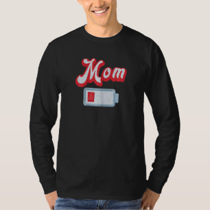 Camiseta Mulheres Mãe Cansada Mãe Piada Motheru2019s Dia Mã