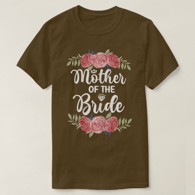Camiseta Mulheres Mãe Da Noiva Chá De Noiva Casamento P (Frente do Design)