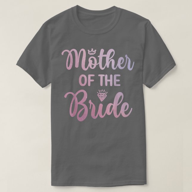 Camiseta Mulheres Mãe Da Noiva Chuveiro De Noiva Casamento  (Frente do Design)